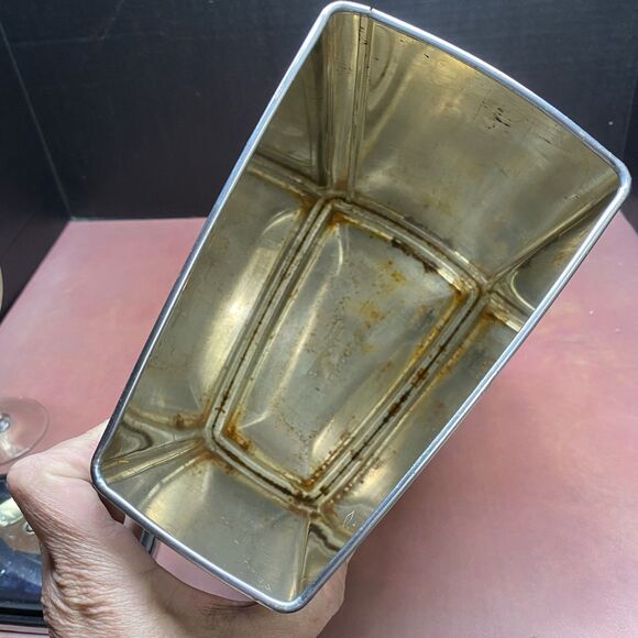 Lincoln BeautyWare MCM Retro 3 Canister Set with 3 Lids Vintage Stainless Steel - Picture 14 of 16